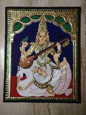 Saraswati Maa Tanjore Paintings